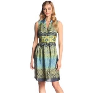 Pendleton Marika Silk Pattern Sleeveless Dress NWOT Size 4